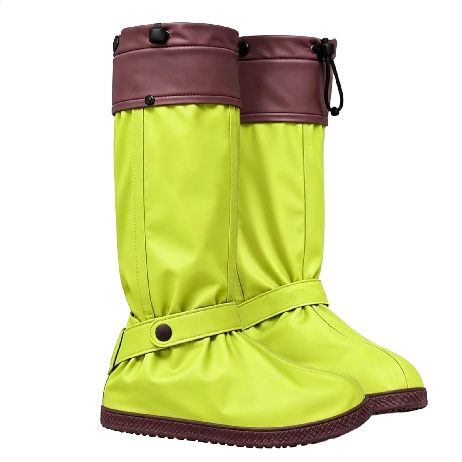 Cycling Commute Shoes - Waterproof Shoe Covers Zipper Reusable Anti-Slip