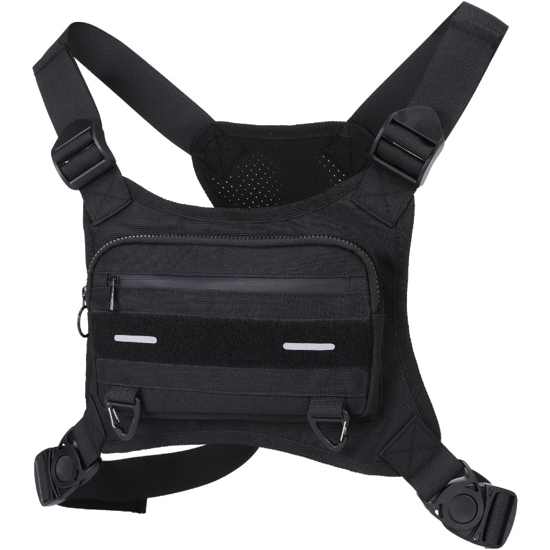 Commuting By Bike - Vest Bag Multifunctional Tactical Vest Adjustable