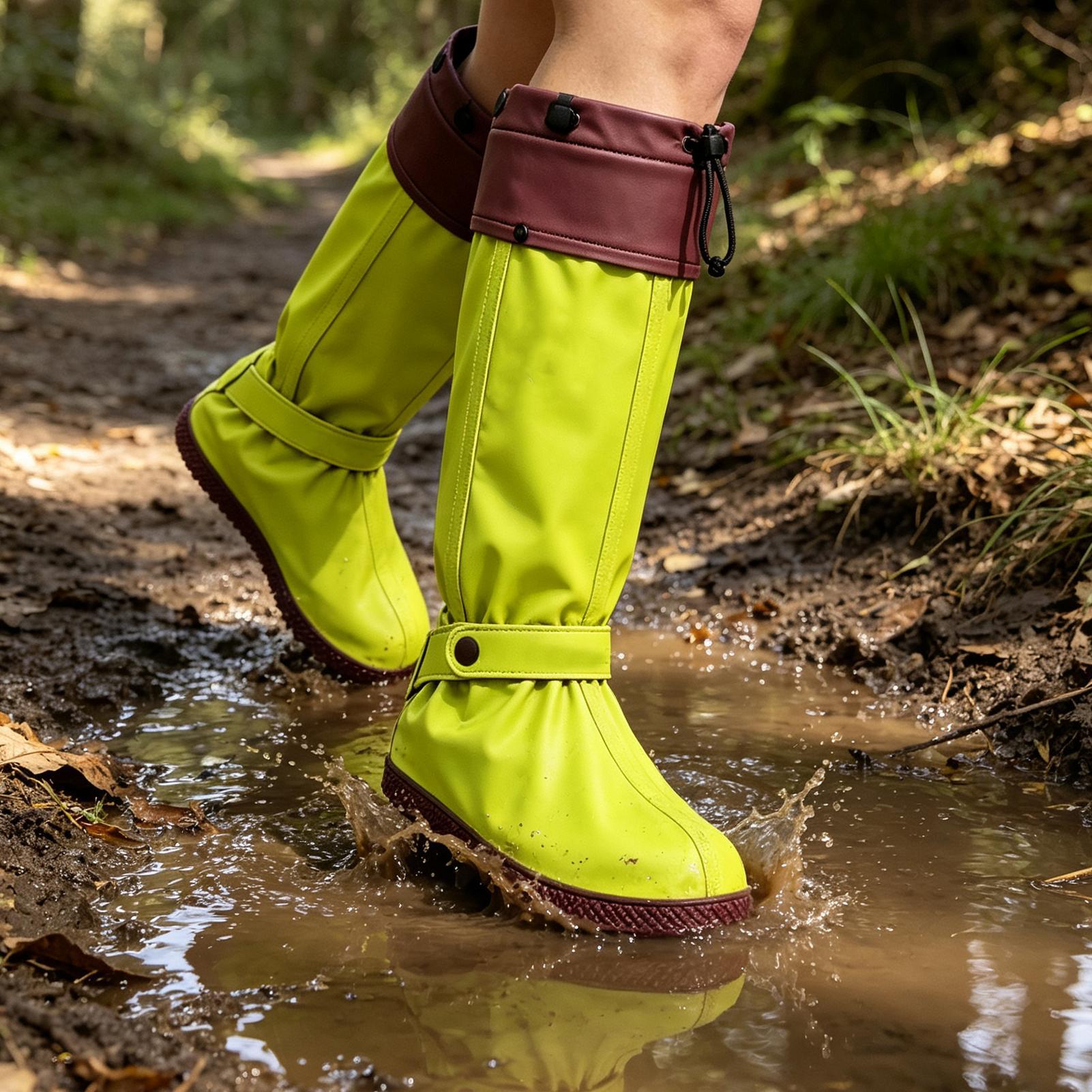 Rain Shoe Covers High Top Reus - Cycling Commute In Rain 评论和价格