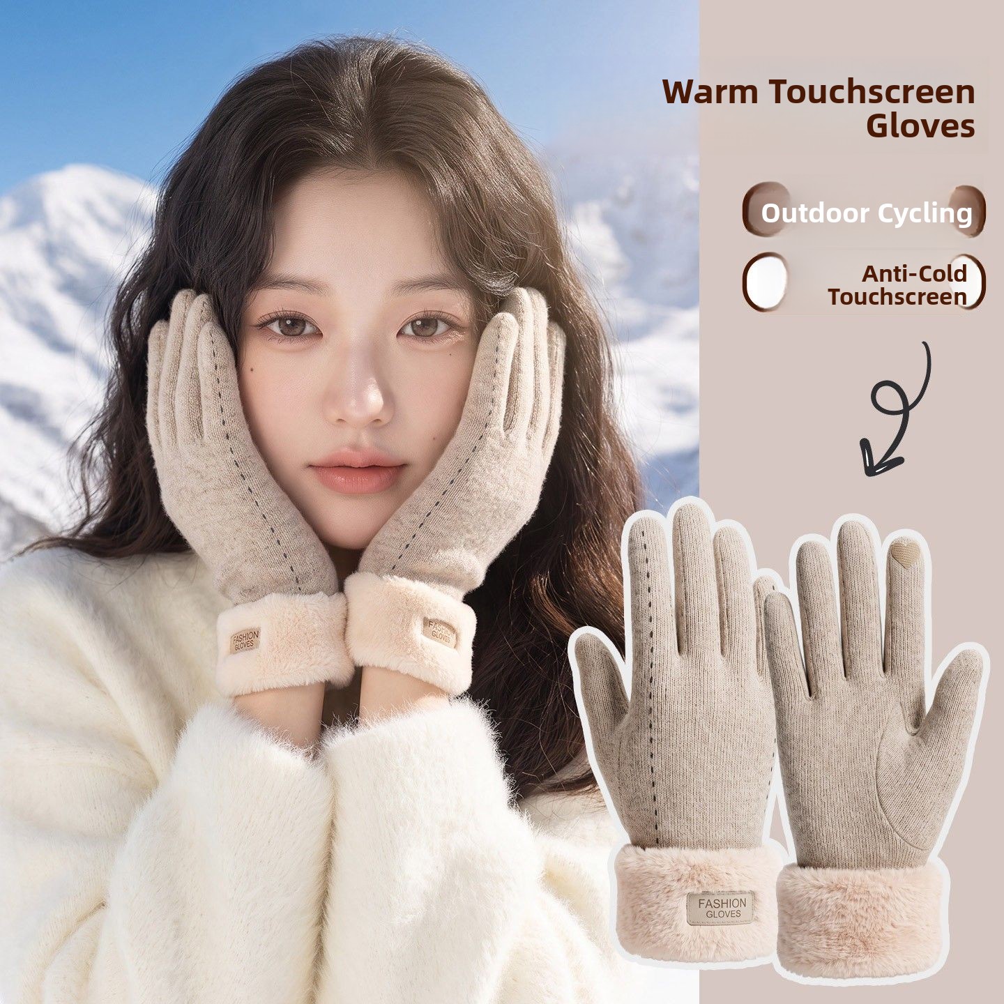 Thickened Fleece Winter Cyclin - Cycling Commute Essentials 评论和价格