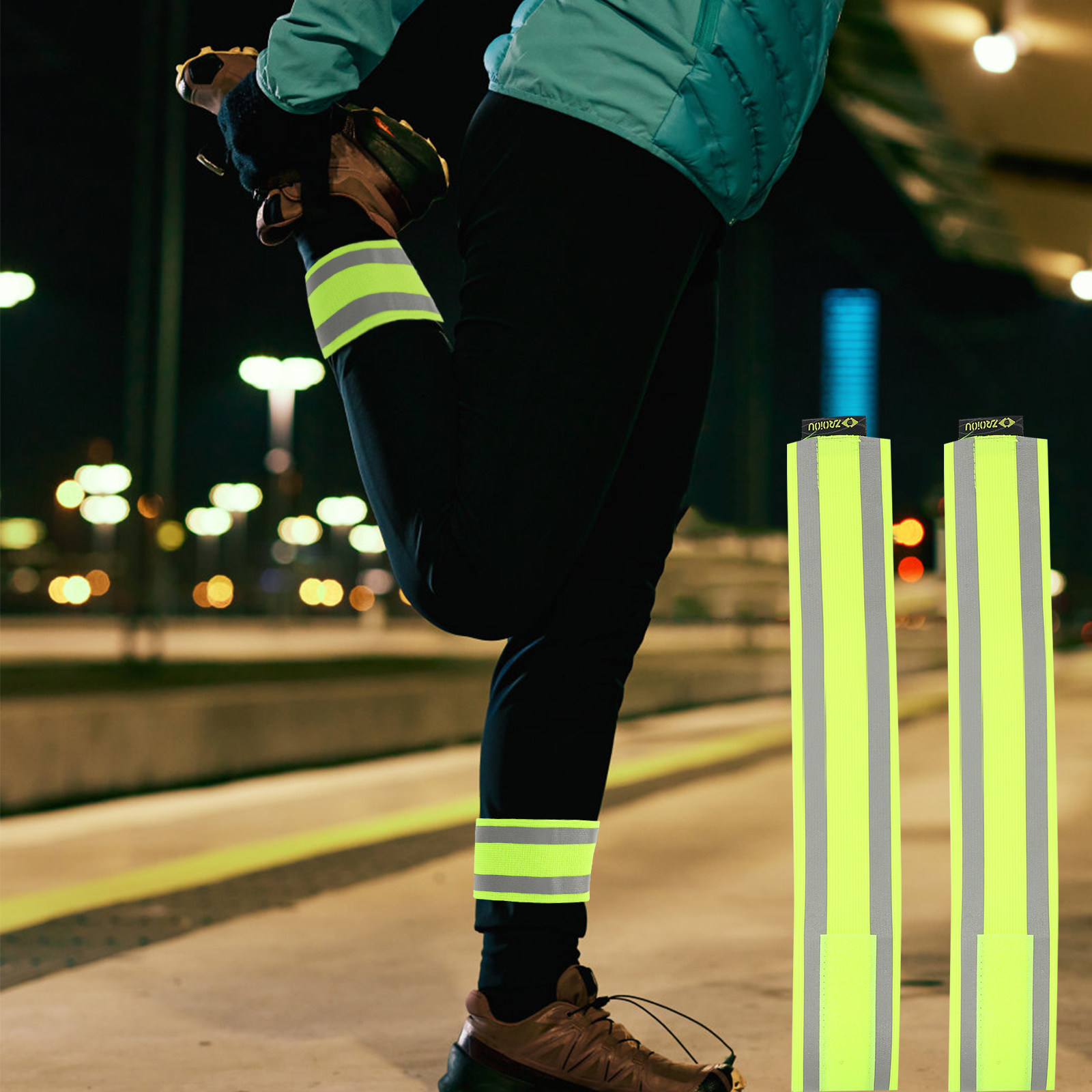 Reflective Safety Bands 2 Pack - Cycling To Work 评论和价格